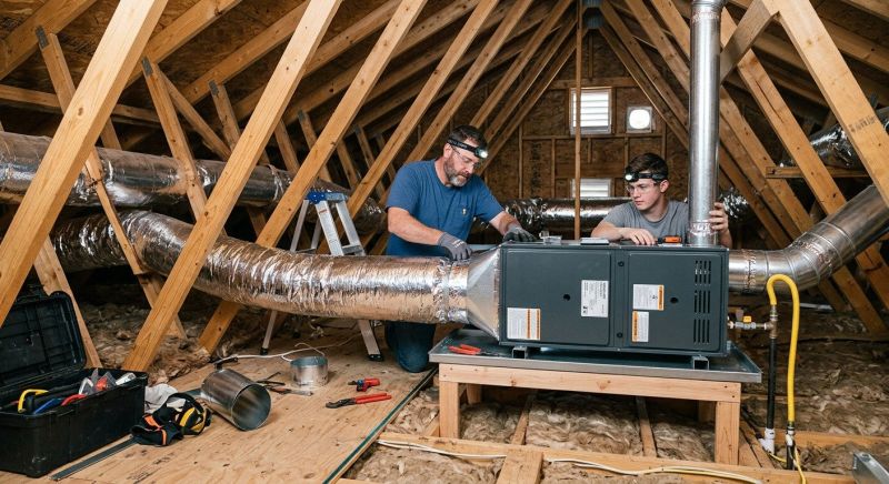 Attic Furnace Installation in Kansas City, MO