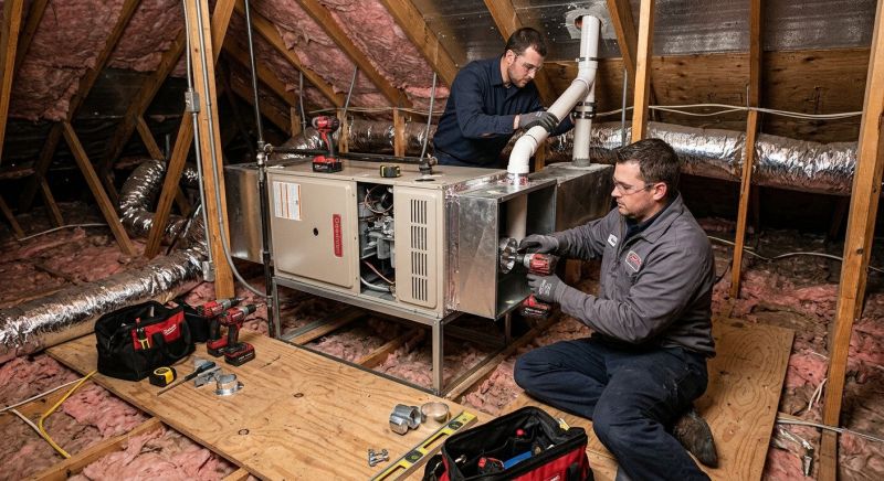 Attic Furnace Installation in Kansas City, MO