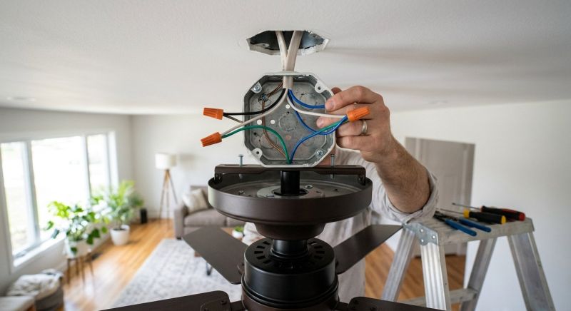 Gazebo Fan Installation in Kansas City, KS