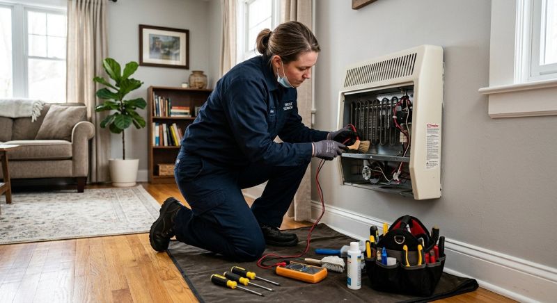 Wall Heating Installation in Columbus, OH